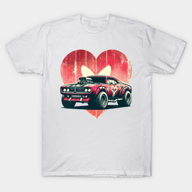 Valentine car gift T-Shirt by Vehicles-Art